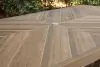 Ashley Furniture PCP790-625 Laguna Heights - Rectangular Dining Table With Umbrella Option - Beige