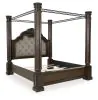 Ashley Furniture B947B11 Ashley Furniture B947B11 Maylee - California King Canopy Bed - Dark Brown