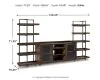 Ashley Furniture W633W1 Ashley Furniture W633W1 Starmore - 3 Pc. - Entertainment Center - 70