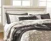 Ashley Furniture B331B8 Bellaby - King Panel Bed - Whitewash