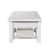 New Classic T3883-10 Dorsey - 2 Drawer Coffee Table - White
