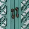 Liberty Furniture 2011-AC7236 Liberty Furniture 2011-AC7236 Kensington - 4 Door Accent Cabinet - Turquoise / Worn Wood Tone
