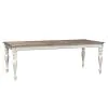 Liberty Furniture 244-DR-7LGS Liberty Furniture 244-DR-7LGS Magnolia Manor - 7 Piece Leg Table Set - Antique White / Brown