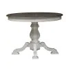 Liberty Furniture 244-DR-PED Magnolia Manor - Pedestal Table - Antique White