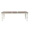 Liberty Furniture 244-T4490 Magnolia Manor - Rectangular Leg Table - Antique White