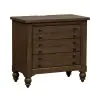Liberty Furniture 615-BR62 Liberty Furniture 615-BR62 Americana Farmhouse - Bedside Chest With Charging Station - Dusty Taupe