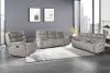 New Classic U092-25-GRY New Classic U092-25-GRY Kamari - Console Loveseat With Dual Recliners - Gray