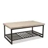 Riverside Furniture 77702 Capri - Cocktail Table - Alabaster Travertine