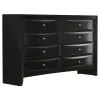 CoasterEssence 202701KW-S4 Briana - 4 Piece California King Bedroom Set - Black