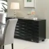 CoasterEssence 102065 Stanton - 3-Drawer Sideboard Buffet Storage Cabinet - Black