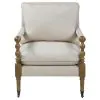 CoasterElevations 903058 Dempsy - Upholstered Accent Chair With Casters - Beige