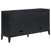 Coaster Fine Furniture 108235 Brookmead - 4 Door Sideboard Buffet Storage Cabinet - Black