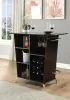 Furniture of America CM-BT6464BK Fuero - Bar Table (K/D) - Black