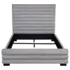 Coaster Fine Furniture 300719KW Patricia - Boucle Upholstered California King Bed - Gray