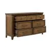 Liberty Furniture 930-BR31 Carolina Park - 7 Drawer Dresser - Amber Brown