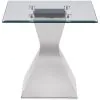 Coaster Fine Furniture 710208-S3 Jenny - 3 Piece Rectangular Coffee And End Table Set - Chrome