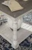 Ashley Furniture T814-3 Havalance - Rectangular End Table - Gray / White