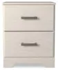 Ashley Furniture B2588-92 Stelsie - Two Drawer Night Stand - White