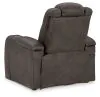 Ashley Furniture 3660213 Fyne-Dyme - Power Recliner/Adj Headrest - Shadow