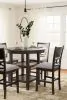 Ashley Furniture D422-223 Langwest - Dining Room Counter Table Set (Set of 5) - Brown