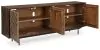 Ashley Furniture A4000577 Dreggan - Accent Cabinet - Brown / Gold Finish