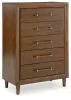 Ashley Furniture B615-46 Lyncott - Five Drawer Chest - Brown