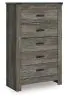 Ashley Furniture B4480-46 Frandern - Five Drawer Chest - Gray