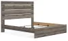 Ashley Furniture PCB2405B8 Ashley Furniture PCB2405B8 Graystorm - King Panel Bed - Brown Gray