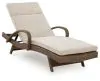 Ashley Furniture PCP790-815 Laguna Heights - Chaise Lounge With Cushion - Beige