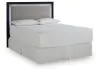 Ashley Furniture PCB1115-57 Ashley Furniture PCB1115-57 Maeling - Queen Upholstered Panel Headboard - Black / Gray