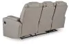 Ashley Furniture PC8330589 Elevate Edges - Reclining Sofa With Drop Down Table - Coin