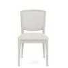 Riverside Furniture 25057 Carmella - Upholstered Back Side Chair (Set of 2) - Pebble Oak