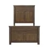 Samuel Lawrence Furniture S918-YBR-K1 Cambridge - Twin Panel Bed - Brown