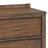 Samuel Lawrence Furniture S917-050 Seneca - 2-Drawer Nightstand with USB port - Brown
