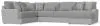 Jackson Furniture Industries 3480/62/30/76-18 Jackson Furniture Industries 3480/62/30/76-18 Titan - 3 Piece Sectional With Comfort Coil Seating And 9 Included Accent Pillows (Right Side Facing Chaise) - Moonstruck