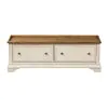Liberty Furniture 498-OT47 Morgan Creek - Storage Hall Bench - Antique White / Wirebrushed Tobacco Accents