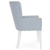 Riverside Furniture 30725 Rosalie - Upholstered Host Chair (Set of 2) - Blue
