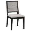 Coaster Fine Furniture 121221-S5 Elodie - 5 Piece Rectangular Extension Leaf Dining Set - Black