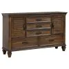CoasterEssence 300525F-S4 Devon - 4 Piece Full Bedroom Set - Burnished Oak