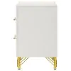 Coaster Fine Furniture 224732 Lucia - 2-Drawer Nightstand - White