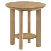 Coaster Fine Furniture 706298-S2 Ottowa - 2 Piece Round Wood Coffee Table Set - Washed Oak