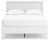 Ashley Furniture EB1810/231/245/156/112 Ashley Furniture EB1810/231/245/156/112 Hallityn - 4 Pc. - Dresser, Chest, Full Panel Platform Bed - White