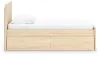 Ashley Furniture EB9632B10 Ashley Furniture EB9632B10 Onita - Twin Panel Platform Bed With 1 Side Storage - Natural