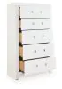 Ashley Furniture PCB1119-46 Maeling - Five Drawer Chest - White