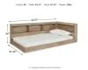 Ashley Furniture EB2270B1 Oliah - Twin Bookcase Storage Bed - Natural