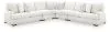 Ashley Furniture PC66906S6 Ashley Furniture PC66906S6 Misty-Lakes - 5-Piece Sectional - Chalk