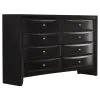 CoasterEssence 202701KE-S4 Briana - 4 Piece Eastern King Bedroom Set - Black