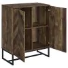 CoasterEveryday 959639 Carolyn - 2 Door Engineered Accent Wood Cabinet - Rustic Oak