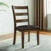 Furniture of America CM3770T-5PK Gracefield - 5 Piece Dining Table Set - Walnut / Dark Brown