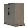 Riverside Furniture 87169 Sariel - 3 Drawer Nightstand - Dark Brown